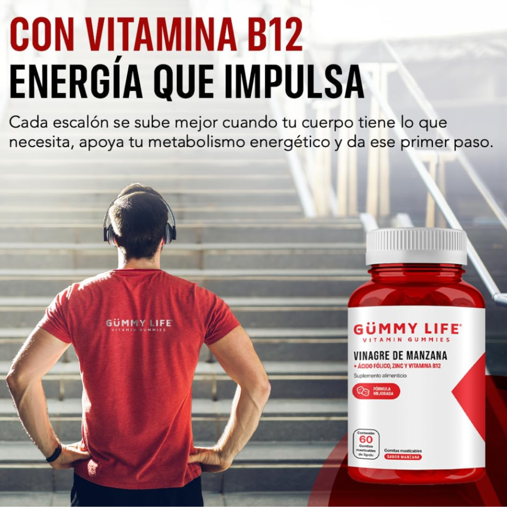 Gomitas de Vinagre de Manzana Gummy Life