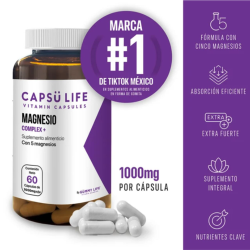 Magnesio 5X: Descanso Profundo